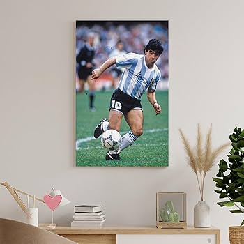 ディエゴ・マラドーナ & ペレ ポスター Amazon.co.jp: ディエゴマラドーナアートパネルポスター